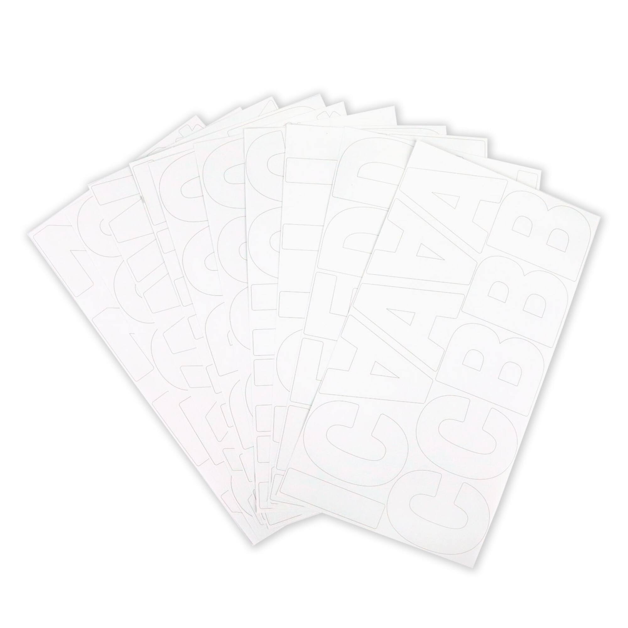 White Alphabet Stickers by Recollections™
